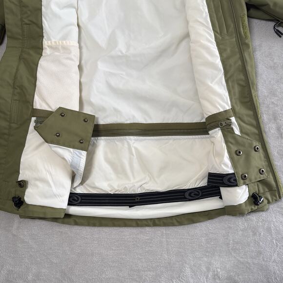 Rip Curl Anti Series Parker Green Jacket 10k Women’s In Size L - Picture 14 of 14